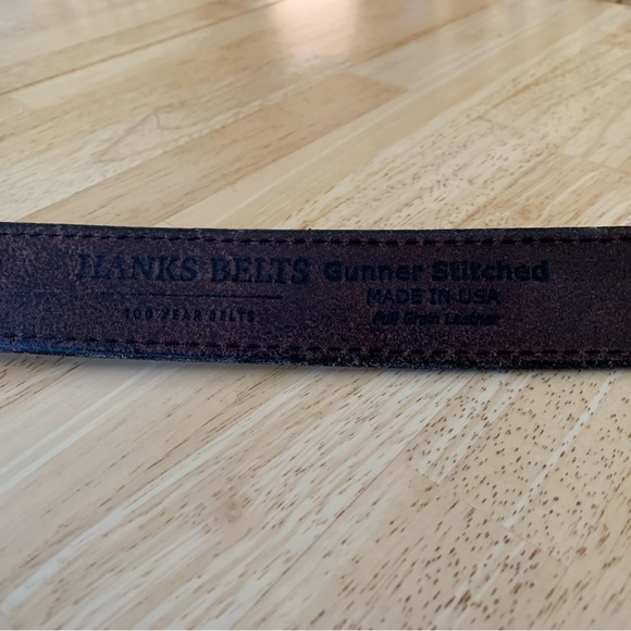 48 Hanks 1.5 inch stitched Gunner belt.  These belts are made to last 100 years. - Picture 4 of 4
